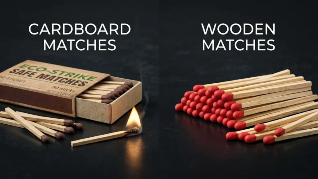 Cardboard vs Wooden Safety Matches: Which Is Best for Your Market?